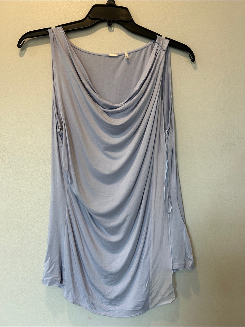 Elie Tahari Lilac Sleeveless Cowl Neck Top